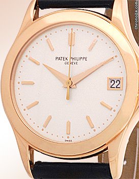 Patek Philippe Gent's 18K Rose Gold Ref # 5107 Calatrava Strapwatch WATCHES 2