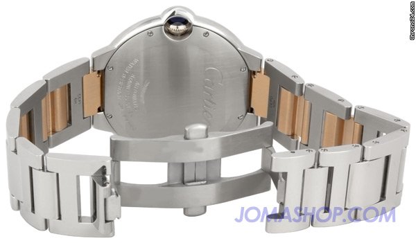 replica Cartier Ballon Bleu de Cartier Gold and Steel Large Watch W6920032 WATCHES 1 