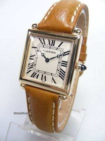 Cartier Tank Obus or jaune /cuir WATCHES 2
