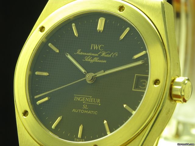 replica IWC Ingenieur 18kt. Gold Automatic Herrenuhr Massiv WATCHES 1