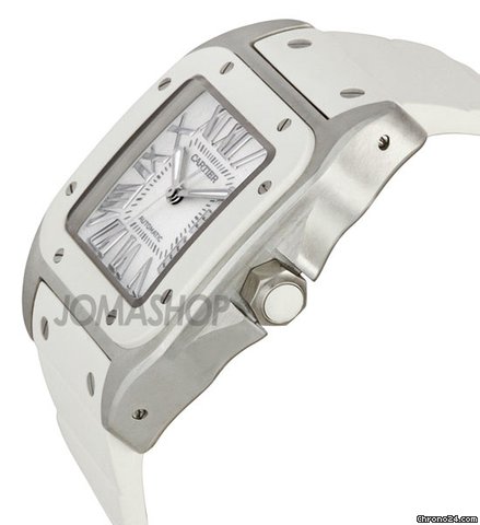 Cartier Santos 100 Medium Ladies Watch W20122U2 WATCHES 2