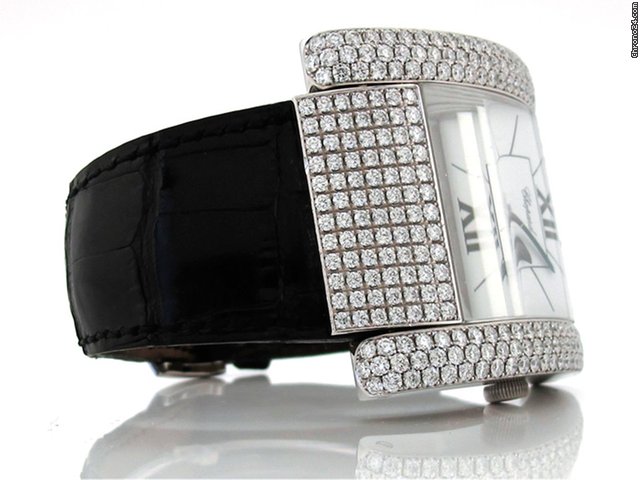 Chopard Damen "MONTRE LA STRADA" 750/- Weissgold Quarz WATCHES 2