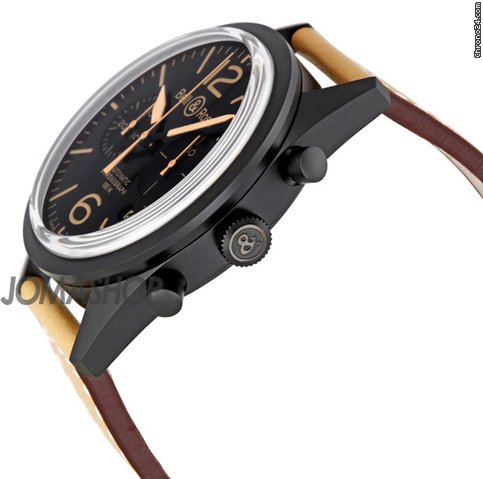 Bell & Ross Heritage Black Dial Automatic Chronograph Mens Watch BR126-HERITAGE WATCHES 2