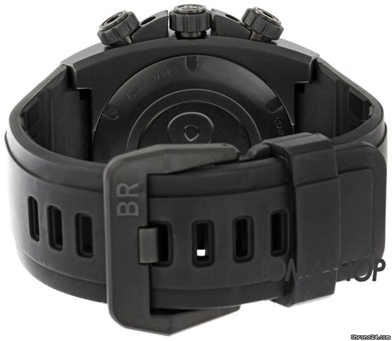 replica Bell & Ross Marine Black Dial Chronograph 44MM Mens Watch BR-02-94-CARBON WATCHES 1