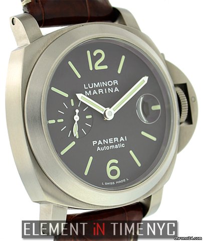 Panerai Luminor Marina PAM 240 Titanium Brown Dial B+P WATCHES 2