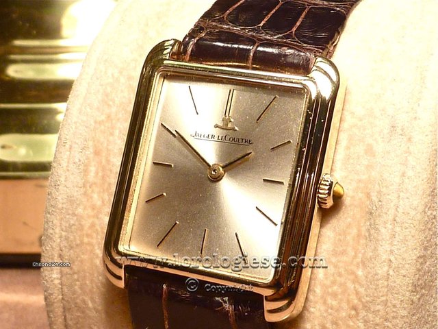Jaeger-LeCoultre Solid GOLD vintage Tank, EXCELLENT ORIGINAL CONDITION WATCHES 2