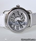 replica Audemars Piguet Milenary Lady (SS / Silver / White Leather Strap) WATCHES 1