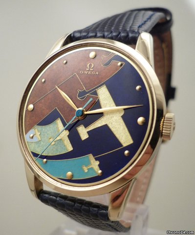 Omega CON RARO QUADRANTE SMALTO POLICROMO WATCHES 2