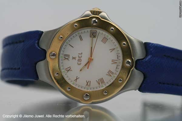 Ebel SPORTWAVE EDELSTAHL MIT 750 18K GELBGOLD WATCHES 2