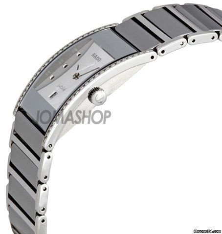 Rado Integral Silver Dial Diamond Platium Tone Ceramic Mens Watch R20732712 WATCHES 2