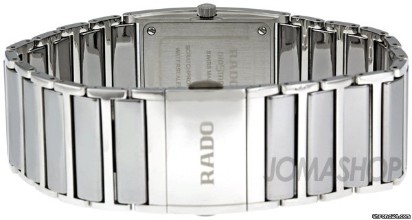replica Rado Integral Silver Dial Diamond Platium Tone Ceramic Mens Watch R20732712 WATCHES 1