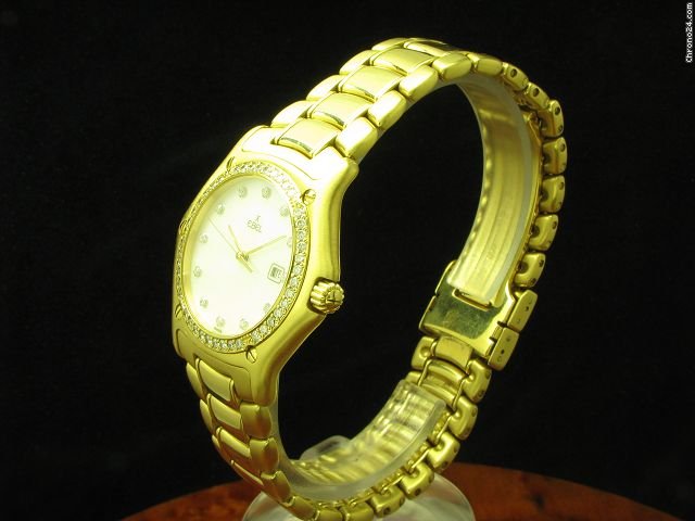 Ebel 1911 Date 18kt Gold Herrenuhr Mit Brillant L¨¹nette WATCHES 2