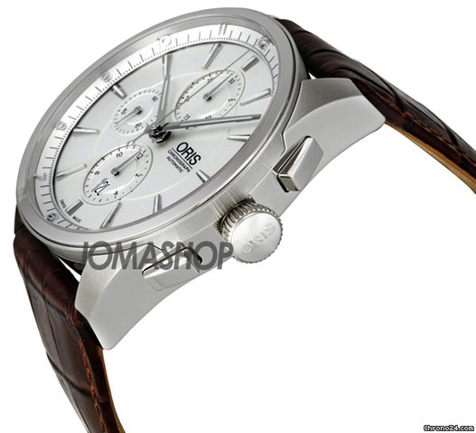 Oris Artix Silver Dial Chronograph Mens Watch 674-7644-4051LS WATCHES 2