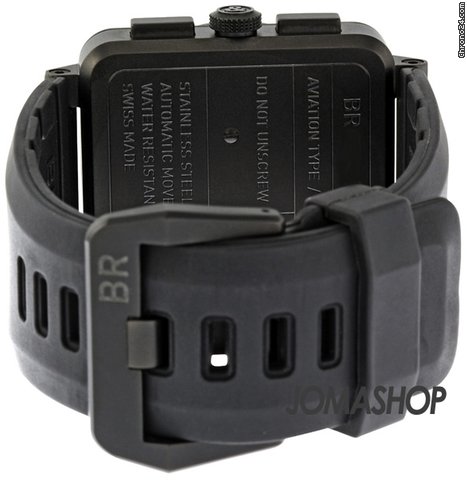 replica Bell & Ross Aviation Black and White Dial Chronograph Automatic Mens Watch BR0394-BW-CA WATCHES 1