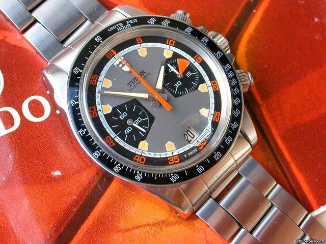 Tudor/ Chronograph Ref.7031 "Home Plate" Porsche Chrono WATCHES 2