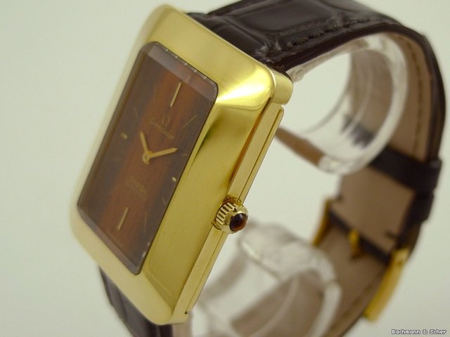 Omega Constellation Automatic, 18kt Yellow Gold, Wood Dial WATCHES 2