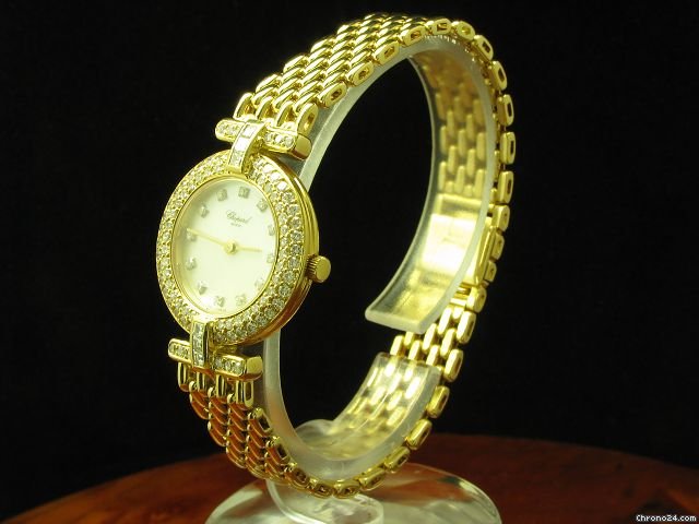 Chopard 18kt Gold Damenuhr Mit Brillant L¨¹nette WATCHES 2