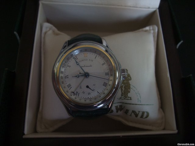 replica JeanRichard SO WIND acciaio e oro con riserva di carica WATCHES 1