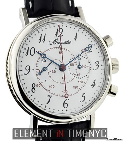 Breguet Classique Chronograph 18k White Gold NIB WATCHES 2