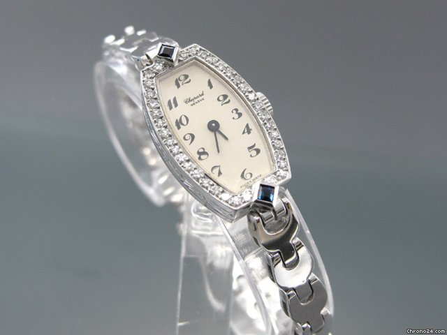 Chopard Art Deco 18k/750 Wei gold mit Brillantbesatz WATCHES 2