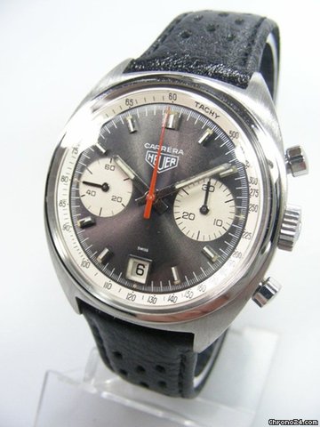 TAG Heuer Carrera chronographe vintage 73453N calibre 7734 cadran ardoise WATCHES 2