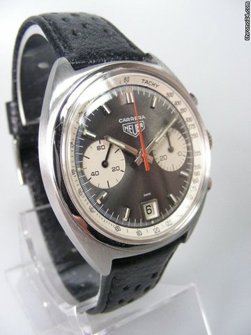 replica TAG Heuer Carrera chronographe vintage 73453N calibre 7734 cadran ardoise WATCHES 1
