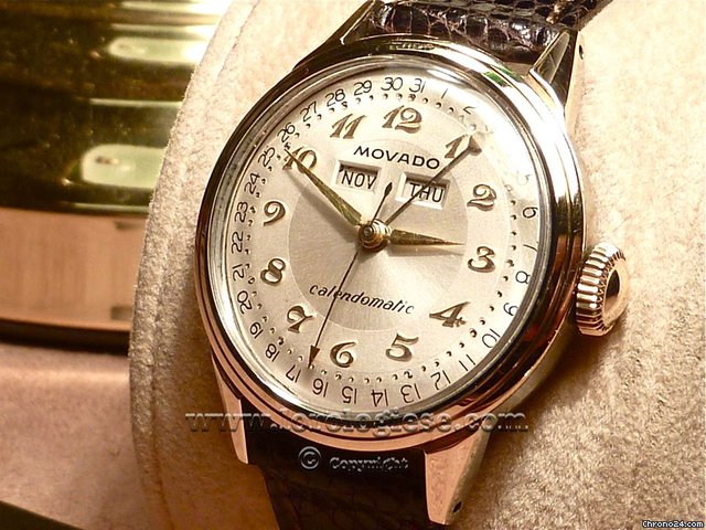 Movado Calendomatic - Full Calendar with Breguet Numerals WATCHES 2