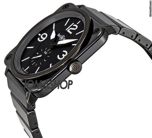 Bell & Ross Black Dial Black Ceramic Unisex Watch BRS-BL-CER WATCHES 2