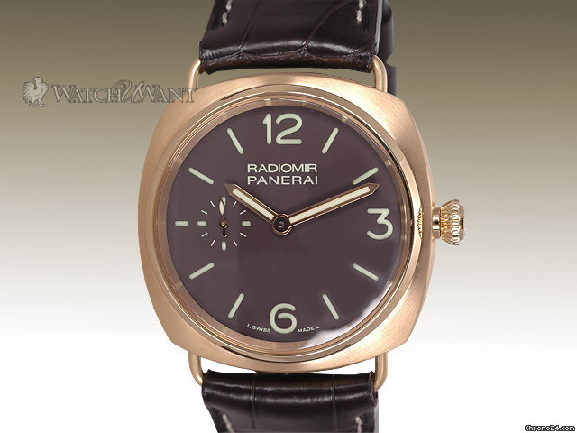 Panerai PAM 336 M - 42mm 18k Rose Gold Radiomir - Chocolate Brown Sandwich Dial - New In-House Manufattura Movement - Brand New in Box WATCHES 2