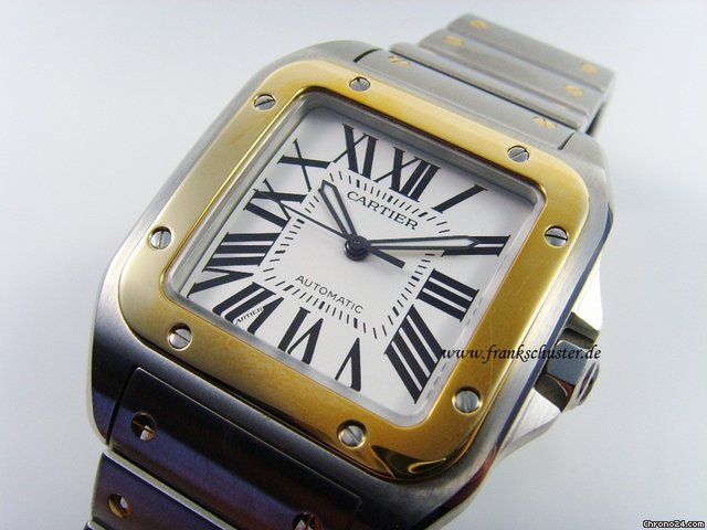 Cartier Santos 100 Stahl/Gold WATCHES 2