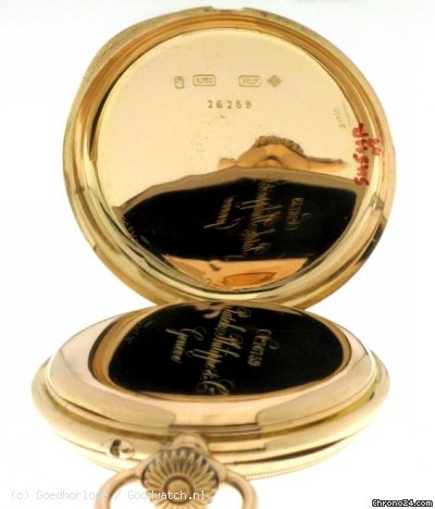 replica Patek Philippe Pocket watch taschenuhr zakhorloge gold 18K BOX & AUSZUG WATCHES 1