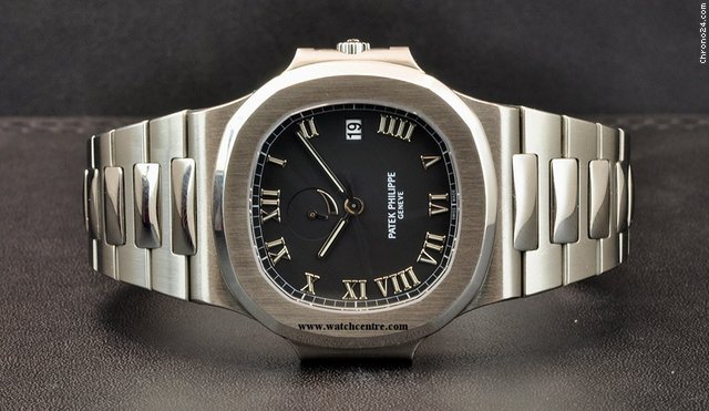 Patek Philippe S/S Jumbo Power Reserve Nautilus B&P 3710/1A WATCHES 2
