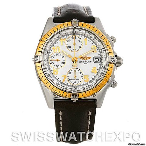 Breitling Windrider Chronomat Steel And 18k Yellow Gold Watch WATCHES 2