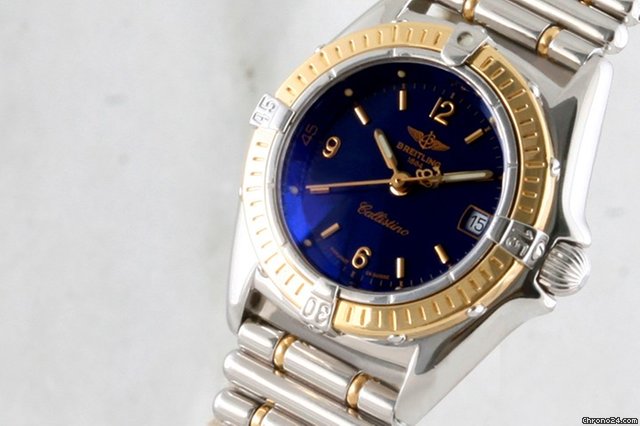 Breitling Callistino TwoTone Gold and Stainless Steel Watch WATCHES 2