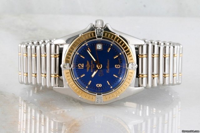 replica Breitling Callistino TwoTone Gold and Stainless Steel Watch WATCHES 1