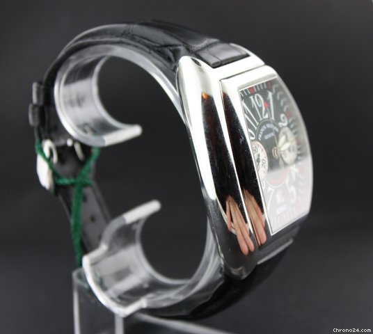 Franck Muller king Conquistador chronograph crocodile strap WATCHES 2