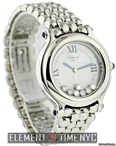 Chopard Happy Sport Ladies Classic Round 7 Diamonds WATCHES 2