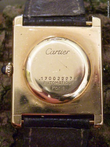 replica Cartier "Jumbo" Tank mit CARTIER Faltschlie e in 18kt. Gold WATCHES 1