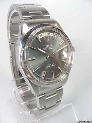 Tudor Date-Day cadran ardoise complet acier WATCHES 2