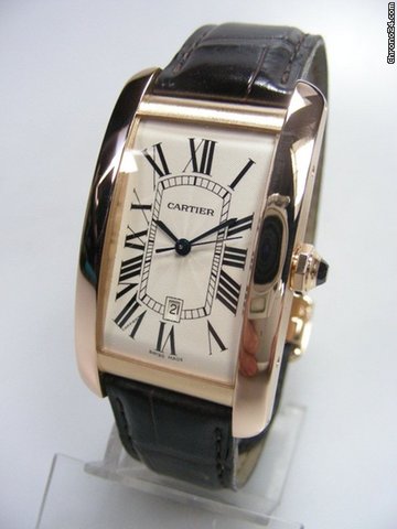 Cartier Tank Americaine XL or rose gold WATCHES 2