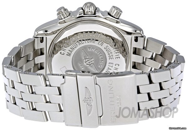 replica Breitling Chronomat Evolution Graphite Dial Diamond Bezel Automatic Mens Watch A1335653-M512SS WATCHES 1