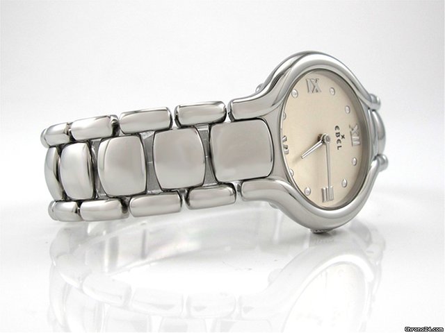 Ebel Damen "BELUGA" Edelstahl Quarz WATCHES 2