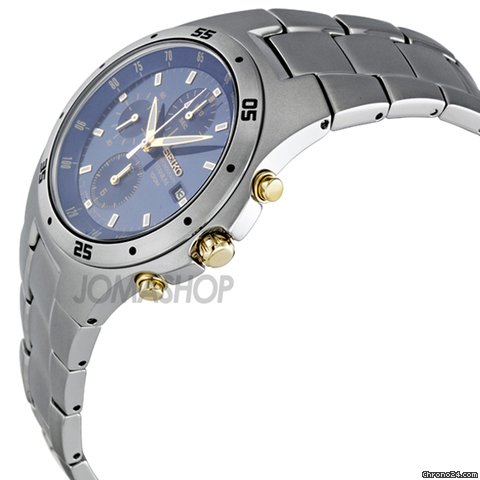 Seiko Titanium Chronograph Mens Watch SND449 WATCHES 2