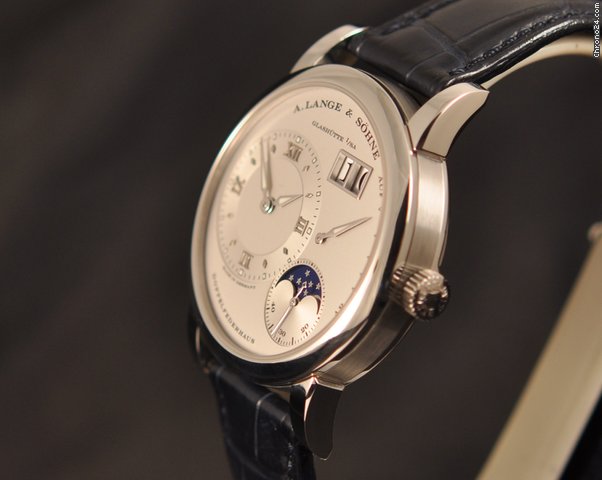 A. Lange & Sohne LANG 1 MOON PHASE PLATINUM WATCHES 2