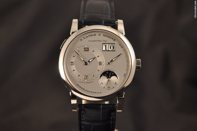 replica A. Lange & Sohne LANG 1 MOON PHASE PLATINUM WATCHES 1