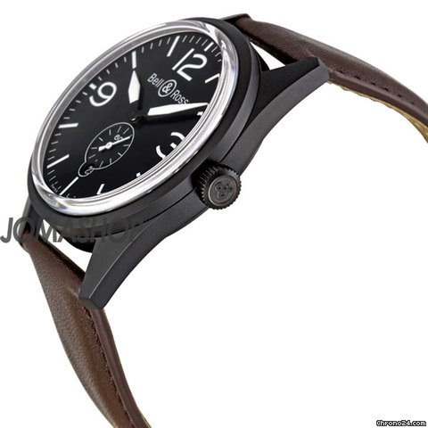 Bell & Ross Vintage Original Carbon Black Dial Automatic Mens Watch BR123-BL-CB WATCHES 2