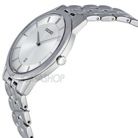 Seiko Silver Dial Stainless Steel Mens Watch SKP379 WATCHES 2