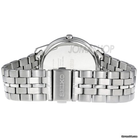 replica Seiko Silver Dial Stainless Steel Mens Watch SKP379 WATCHES 1