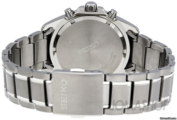 replica Seiko Chronograph Tachymeter Brown Dial Titanium Mens Watch SNDC91 WATCHES 1