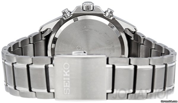 replica Seiko Chronograph Tachymeter Black Dial Titanium Mens Watch SNDC93 WATCHES 1